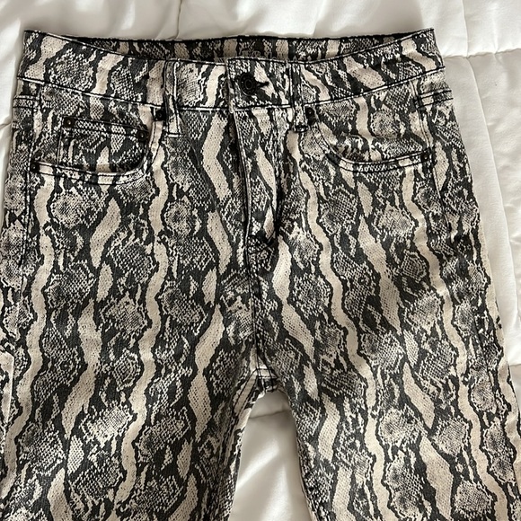 wild fable Pants - Wild Fable Snake Print Skinny Jeans